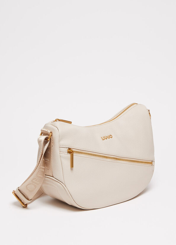 Beige Liu Jo Eco-Friendly Women's Shoulder Bags | LCM-673459