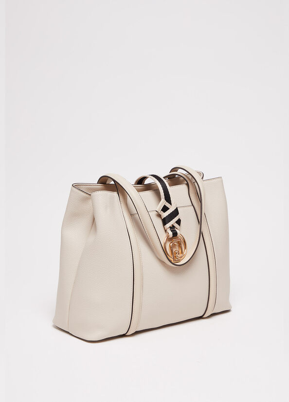 Beige Liu Jo Eco-Friendly Women's Shoulder Bags | RGX-035871