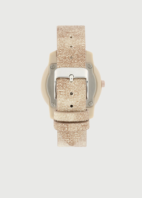 Beige / Pink Liu Jo With Denim Strap Women's Watches | XTN-832601