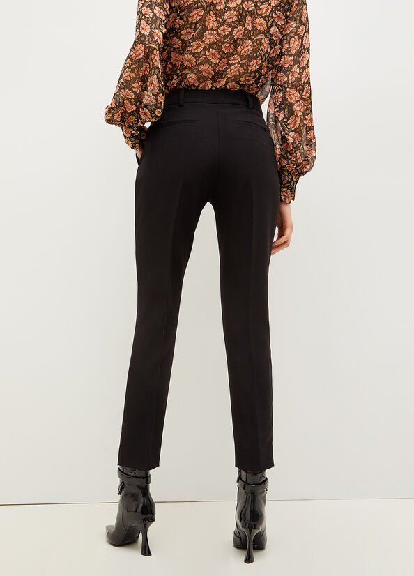 Black Liu Jo Cigarette Women's Pants | IRF-597608