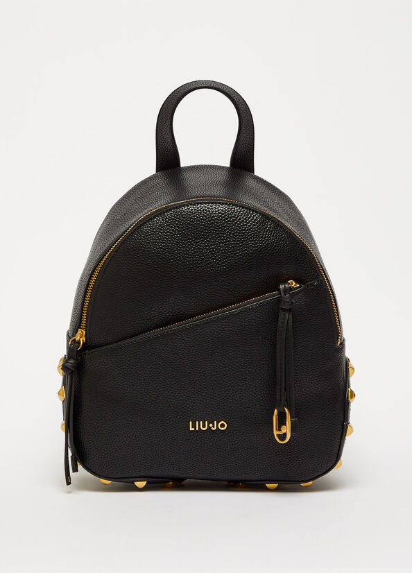 Black Liu Jo Eco-Friendly Women's Backpacks | EJW-654792