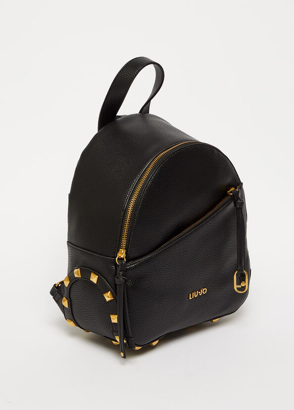 Black Liu Jo Eco-Friendly Women's Backpacks | EJW-654792