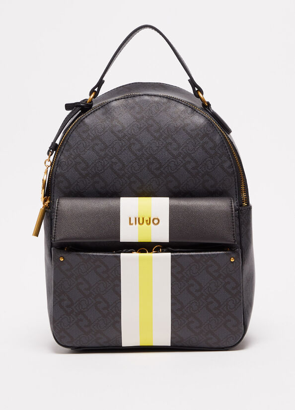 Black Liu Jo Eco-Friendly Women\'s Backpacks | NJQ-849703