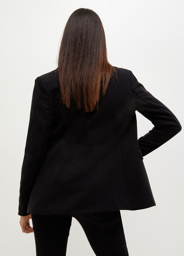 Black Liu Jo Fabric Blazer Women's Jackets | LKG-825109