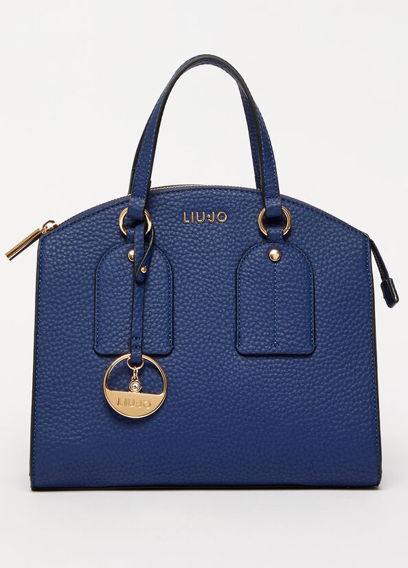 Blue Liu Jo Eco-Friendly With Charm Women's Handbag | RQX-035189