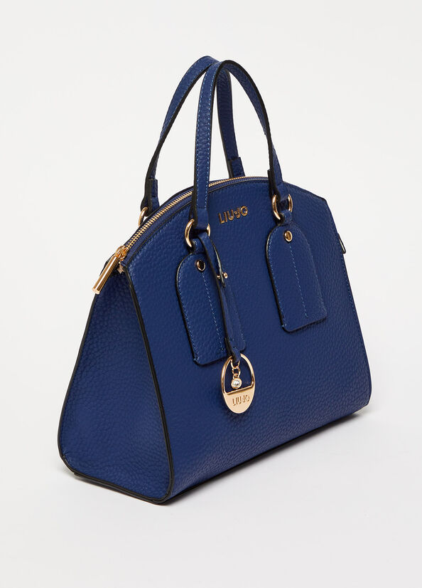 Blue Liu Jo Eco-Friendly With Charm Women's Handbag | RQX-035189