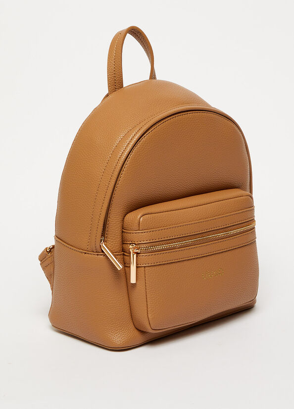 Brown Liu Jo With Logo Women's Backpacks | URT-278605