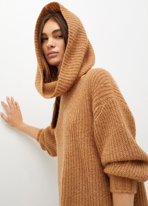 Brown Liu Jo Wool Blend Women's Sweaters | USB-915307