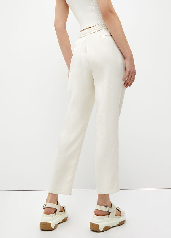 Cream Liu Jo Jogging Women's Pants | DGL-961527