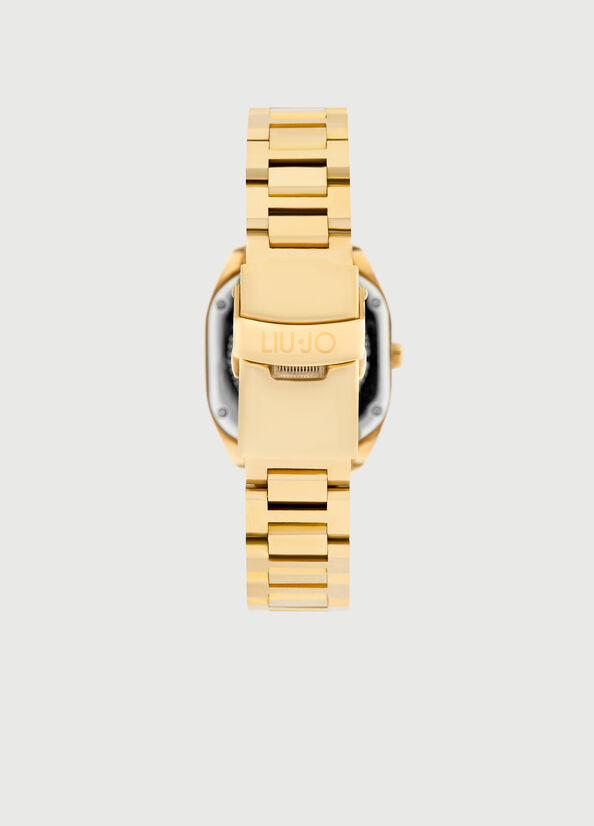 Gold Liu Jo Steel With Diamantés Women's Watches | BFP-631048