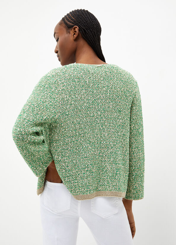 Green Liu Jo Knit Women's Sweaters | XDU-029863