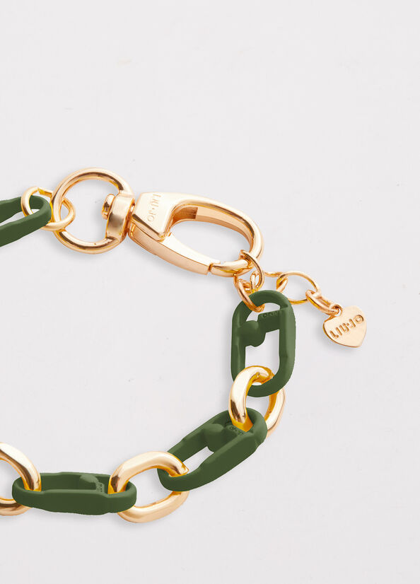 Green Liu Jo Monogram Bracelet Women's Jewelry | DZK-926018