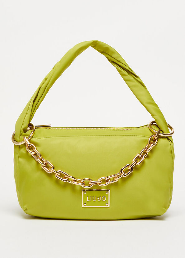 Green Liu Jo Shoulder With Charm Women's Shoulder Bags | UTZ-708936