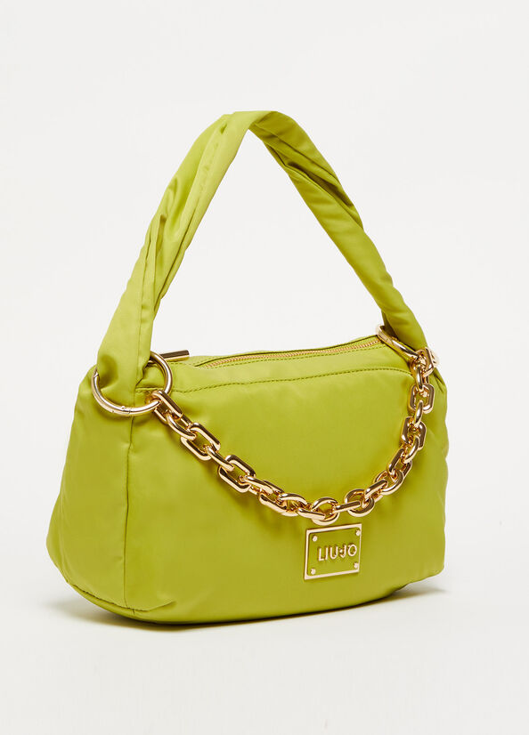 Green Liu Jo Shoulder With Charm Women's Shoulder Bags | UTZ-708936