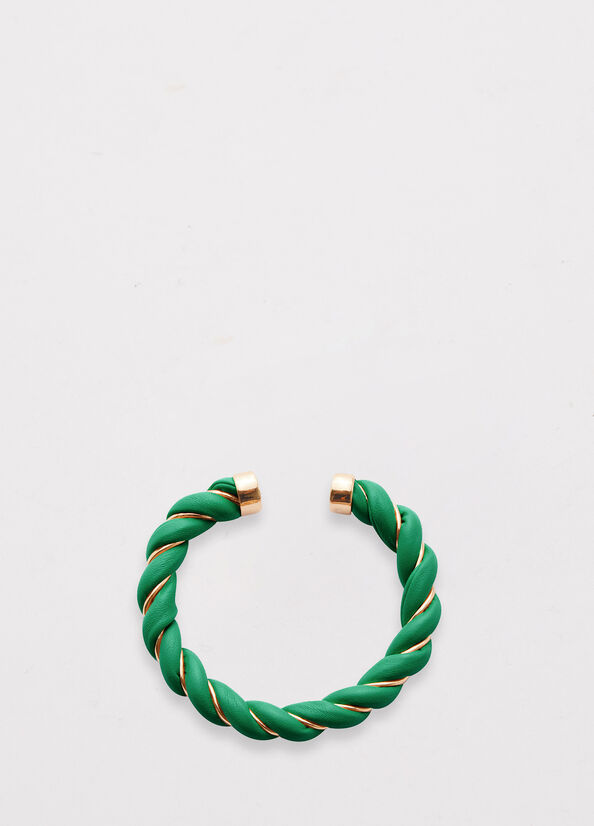 Green Liu Jo Torchon-Effect Bracelet Women\'s Jewelry | PGK-193258