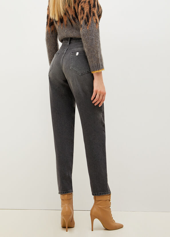 Grey Liu Jo Boyfriend With Women's Straight-Fit Jeans | QVI-869715