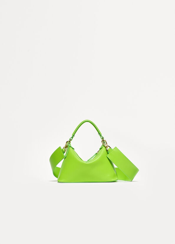 Light Green Liu Jo Leather Mini Hobo Women\'s Crossbody Bags | AVX-123856