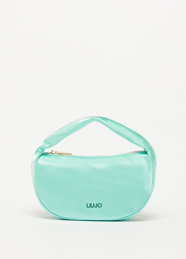 Light Turquoise Liu Jo With Logo Women's Handbag | FPN-189504