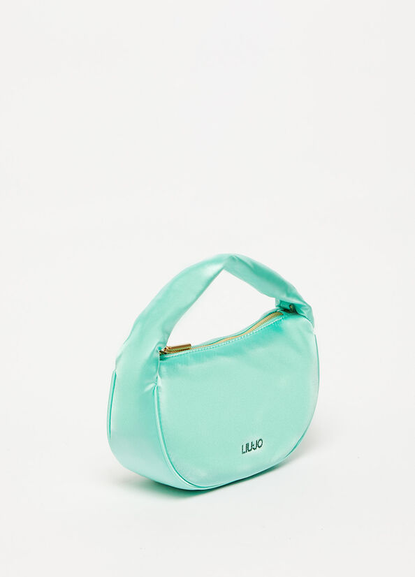 Light Turquoise Liu Jo With Logo Women's Handbag | FPN-189504