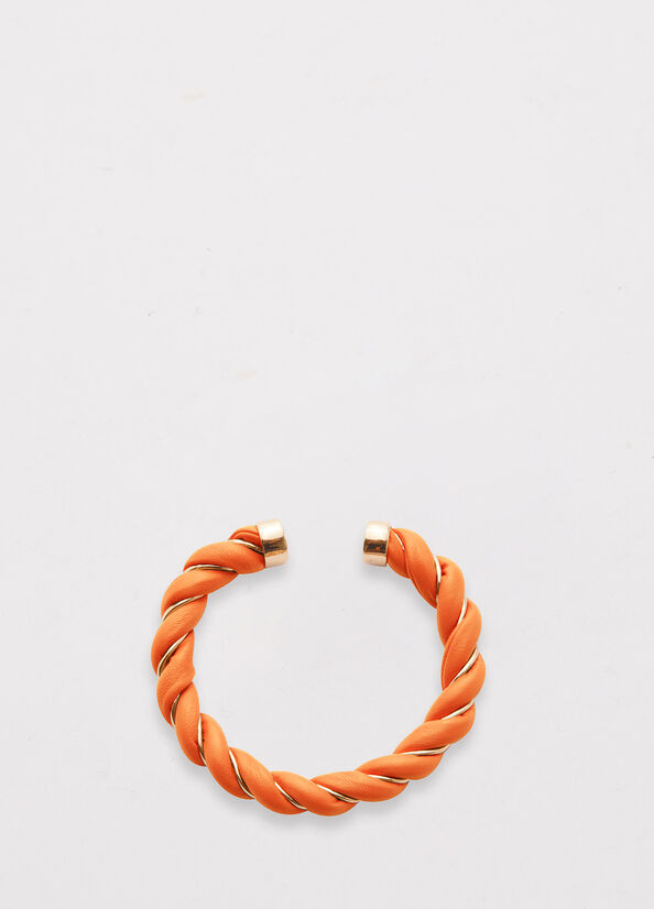 Orange Liu Jo Torchon-Effect Bracelet Women\'s Jewelry | CAN-714398