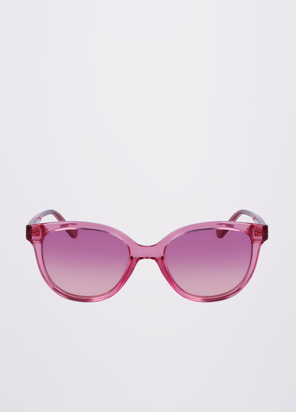 Pink Liu Jo Butterfly Women\'s Sunglasses | YHZ-165947