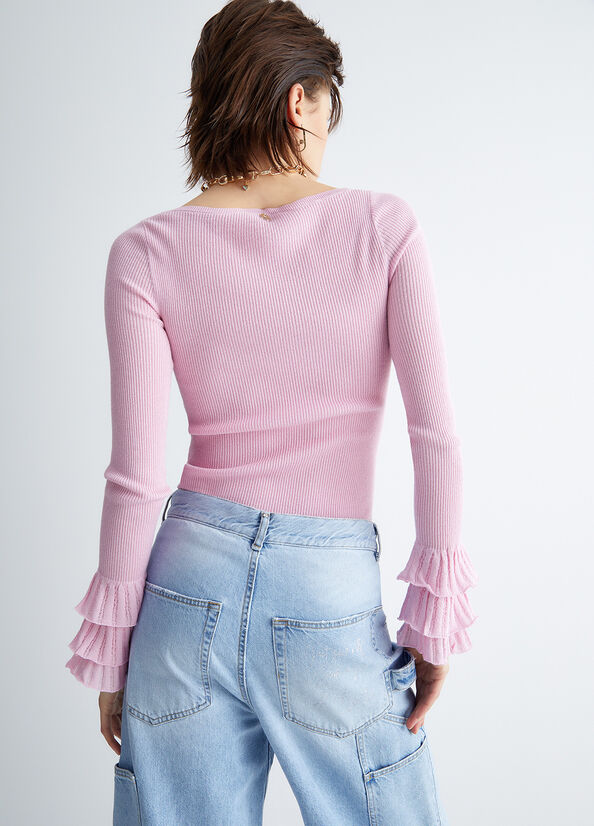 Pink Liu Jo Eco-Friendly Women's Sweaters | HYF-621748