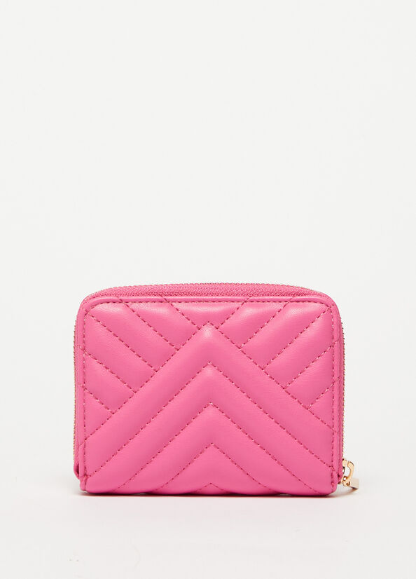 Pink Liu Jo Large Eco-Friendly Quilted Women's Wallets | SLY-980637