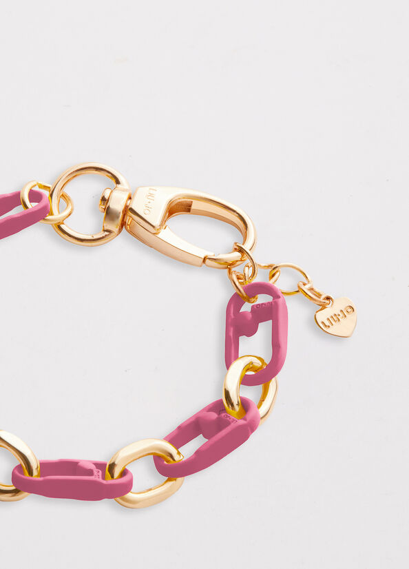 Pink Liu Jo Monogram Bracelet Women's Jewelry | JBR-693412