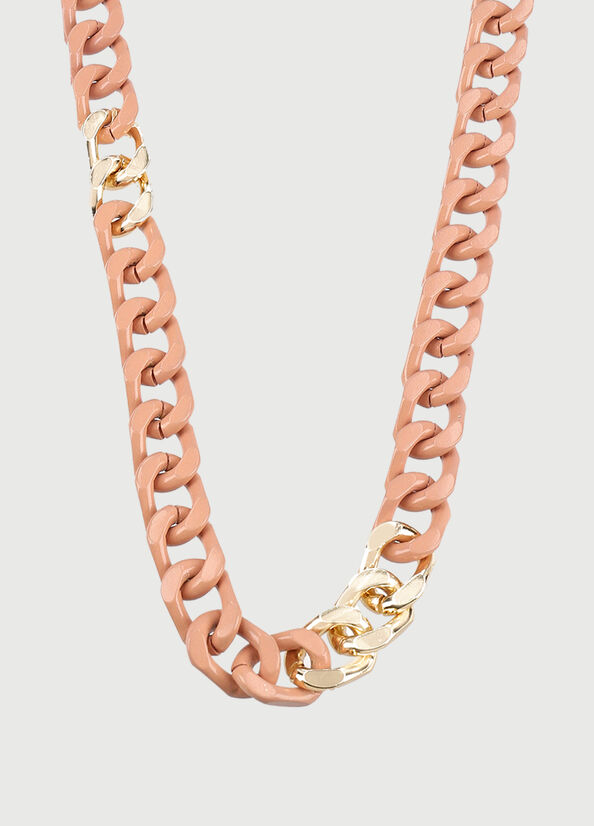 Pink Liu Jo Necklace With Enameled Chains Women's Jewelry | SUN-231980