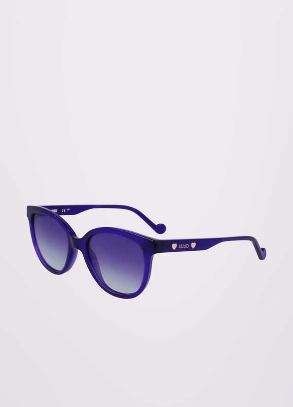 Purple Liu Jo Butterfly Women's Sunglasses | XDQ-098746