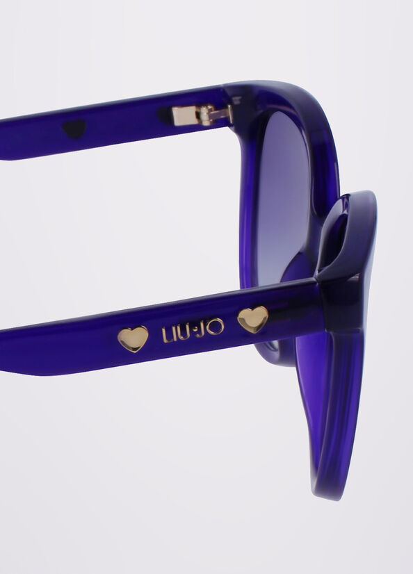 Purple Liu Jo Butterfly Women's Sunglasses | XDQ-098746