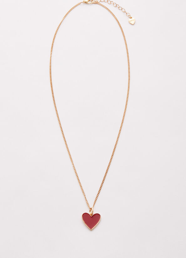 Red Liu Jo Necklace With Heart Women\'s Jewelry | KWH-679834