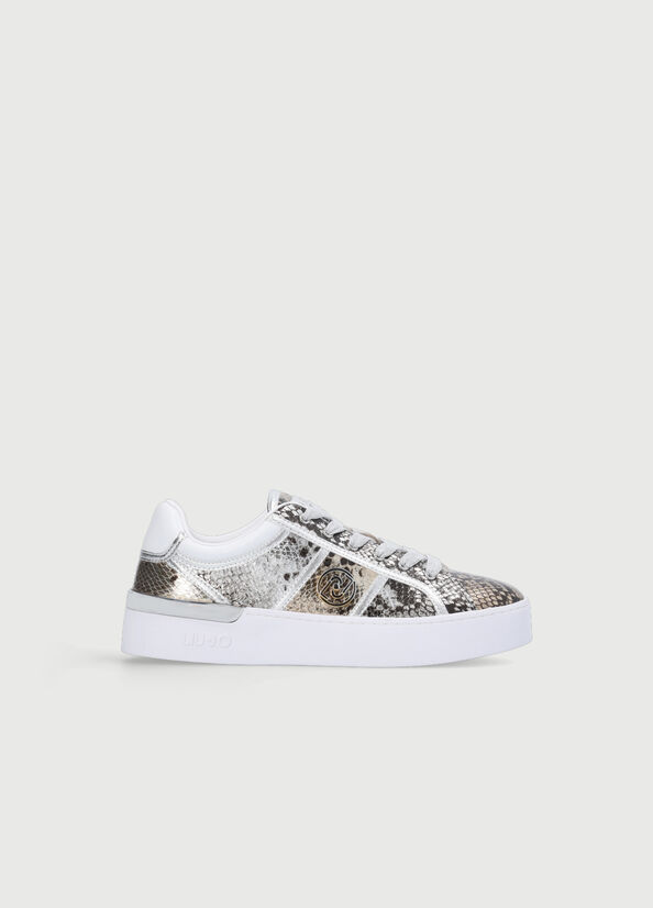 Snake Liu Jo With Snakeskin Effect Print Women's Sneakers | WNJ-938541