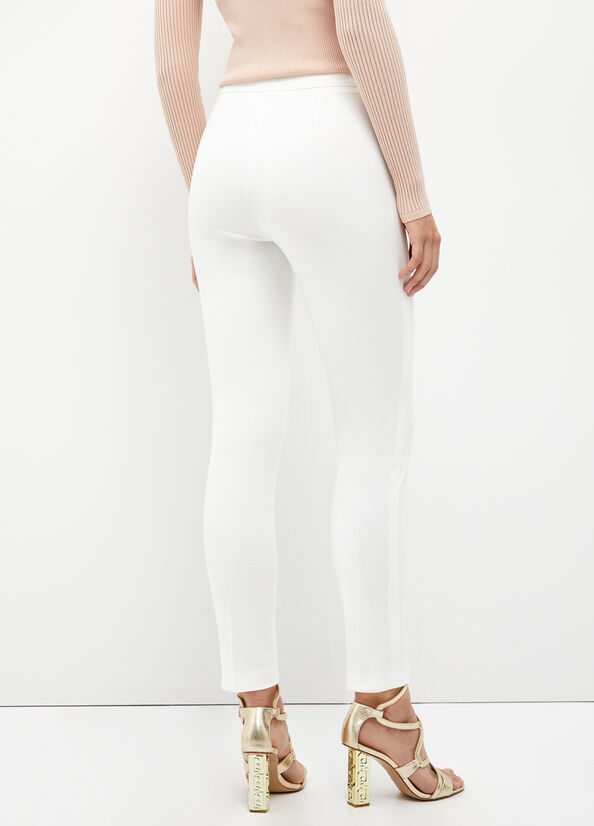 White Liu Jo Cigarette Women's Pants | GZF-592740