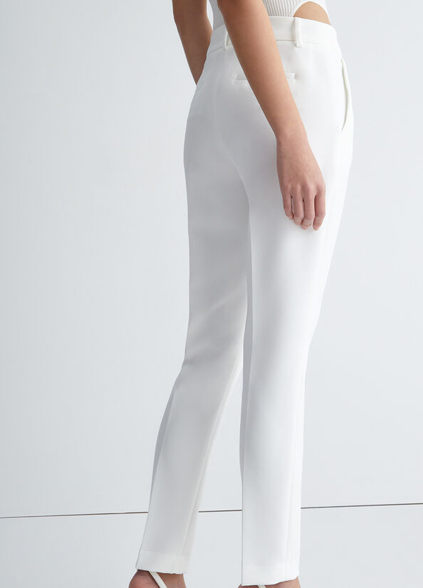 White Liu Jo Cigarette Women's Pants | XMK-746528