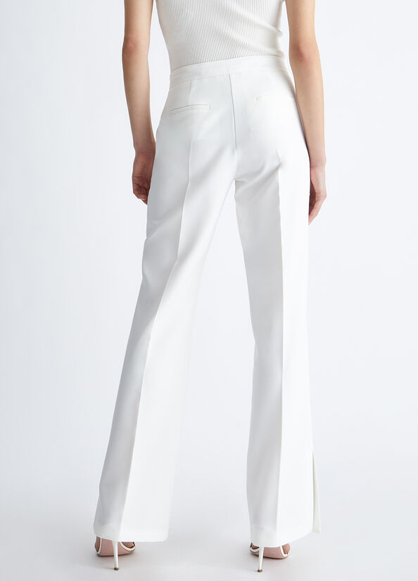 White Liu Jo Stylish White With Slits Women's Pants | FLN-508147