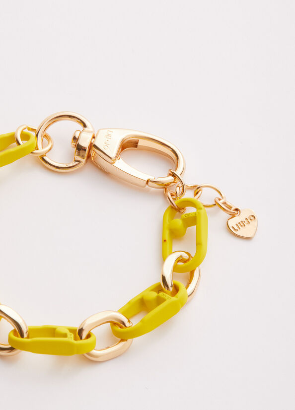 Yellow Liu Jo Monogram Bracelet Women's Jewelry | LAH-437592