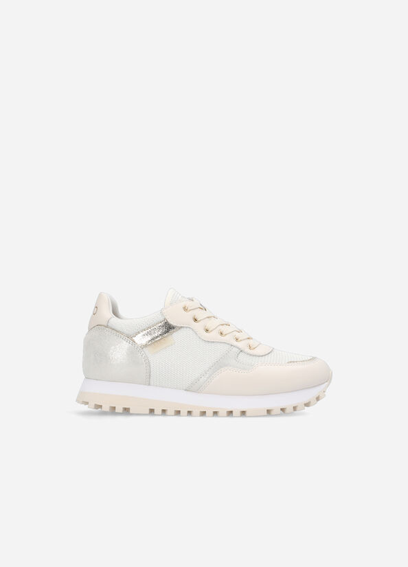 Beige Liu Jo Brighty Mesh Women's Sneakers | OJH-269750