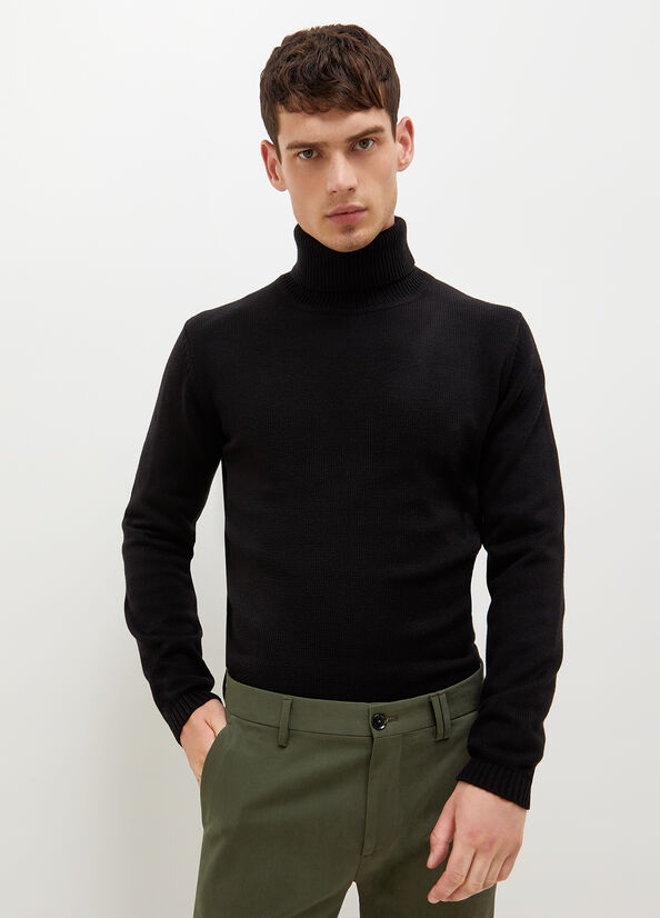 Black Liu Jo Cotton And Men's Sweaters | NMA-435760