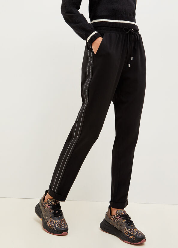 Black Liu Jo Eco-Friendly Jogging Women's Pants | XBI-260978