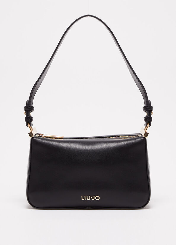 Black Liu Jo Eco-Friendly Shoulder Women's Shoulder Bags | EFU-290518