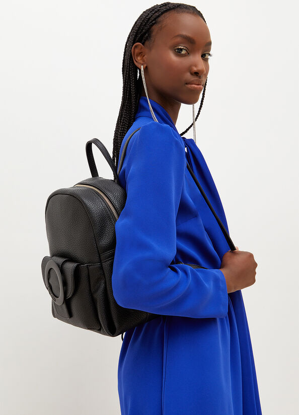 Black Liu Jo Eco-Friendly Women's Backpacks | JFN-329467