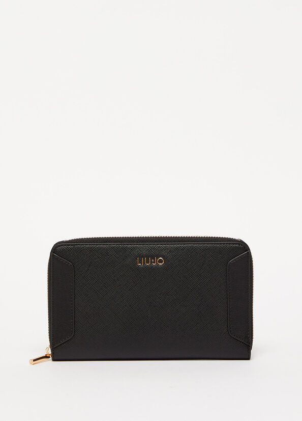 Black Liu Jo Large Eco-Friendly Women's Wallets | ENF-987321