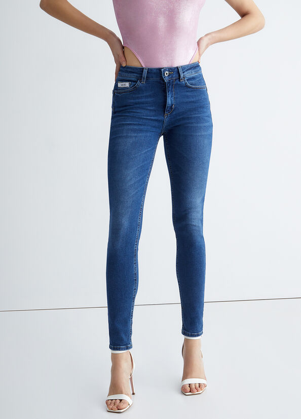 Blue Liu Jo Eco-Friendly Women's Skinny Jeans | QBS-569823