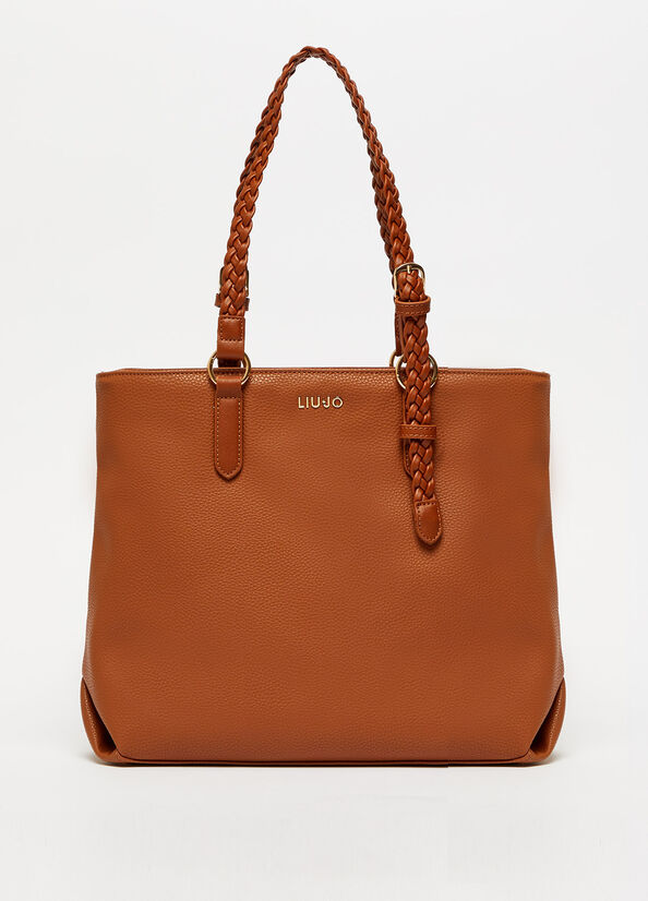 Brown Liu Jo Eco-Friendly Women's Shopper Bag | MHZ-239876