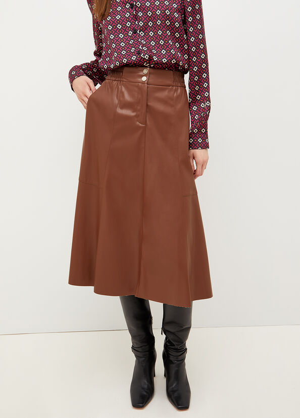 Brown Liu Jo Fabric Women's Skirts | CPB-871935