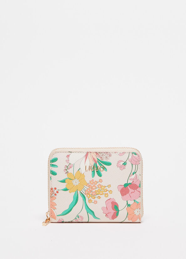 Flower Liu Jo Eco-Friendly Floral Women's Wallets | VYP-782954