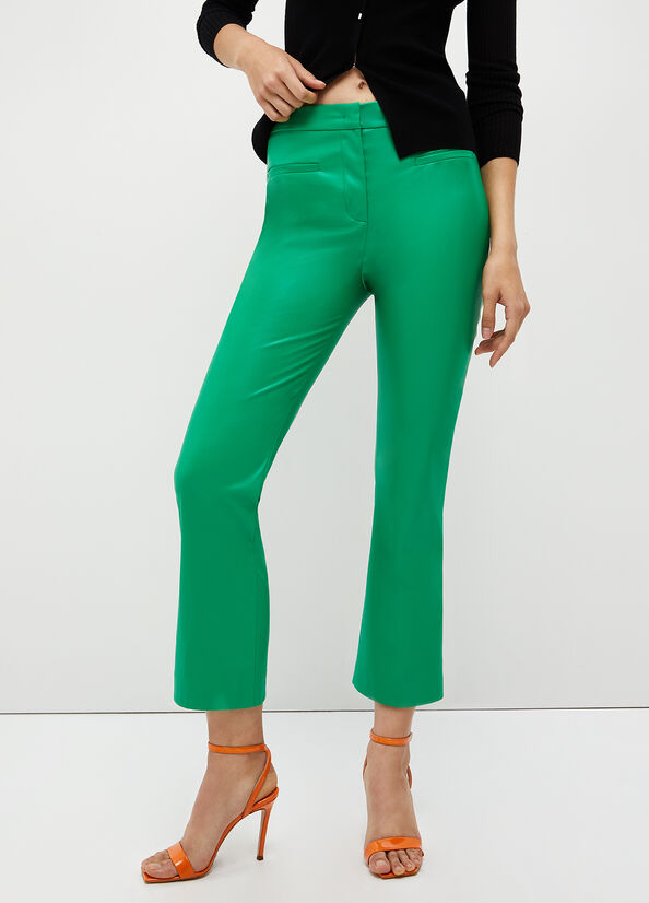 Green Liu Jo Fabric Women's Pants | PEW-723810