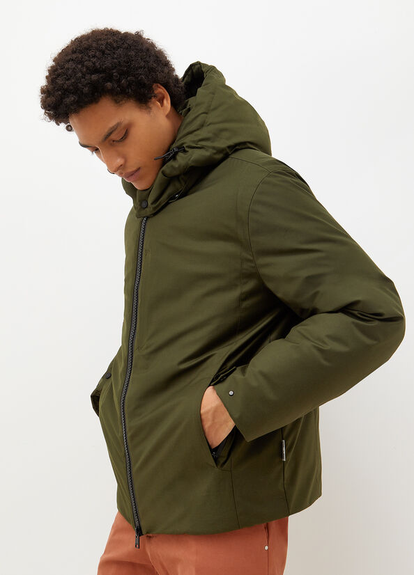 Green Liu Jo Padded With Hood Men's Jackets | JCX-975461