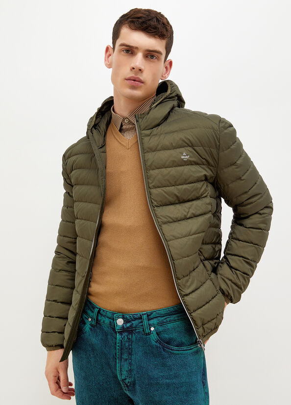 Green Liu Jo Padded With Hood Men's Jackets | OST-136879